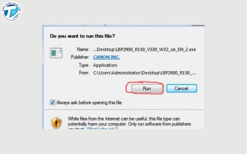 Cài đặt máy in Canon 2900 trên Windows 7